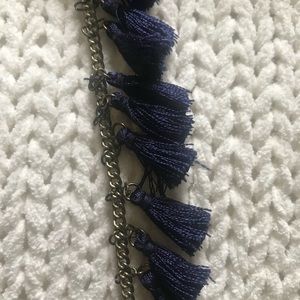 Necklace from Francheska’s navy blue